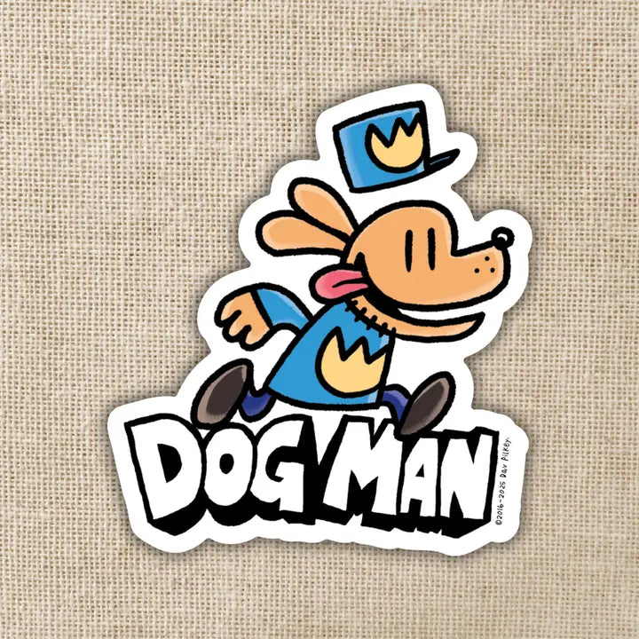 Dog Man Sticker | Kid-Approved Bookish Fun