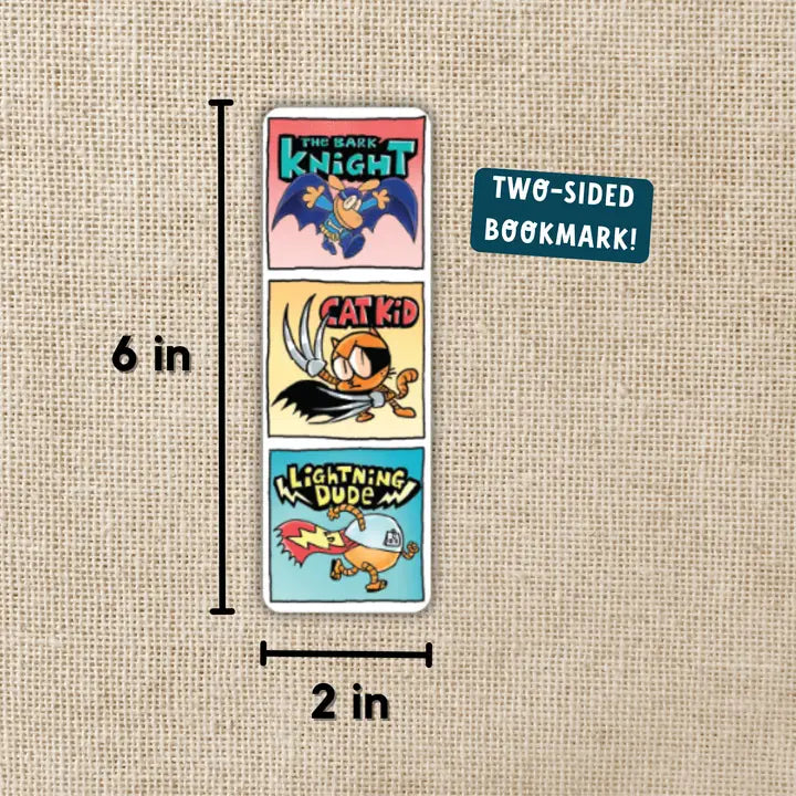 Supa Buddies Bookmark — Dog Man “Save the World” Bookmark