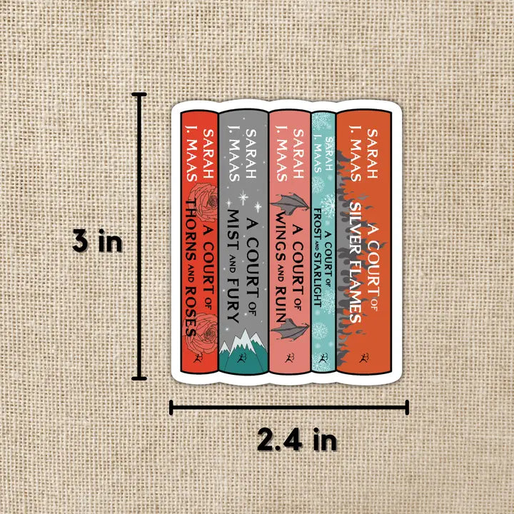 ACOTAR Book Stack Sticker