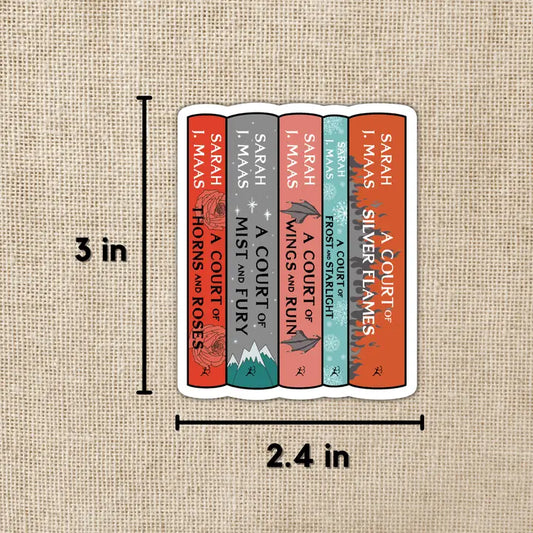 ACOTAR Book Stack Sticker