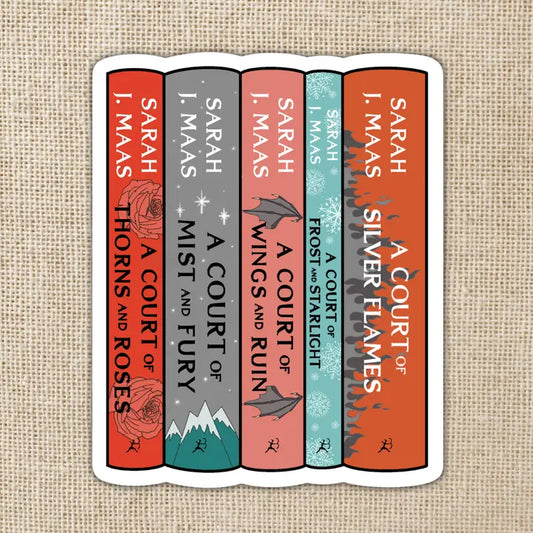 ACOTAR Book Stack Sticker