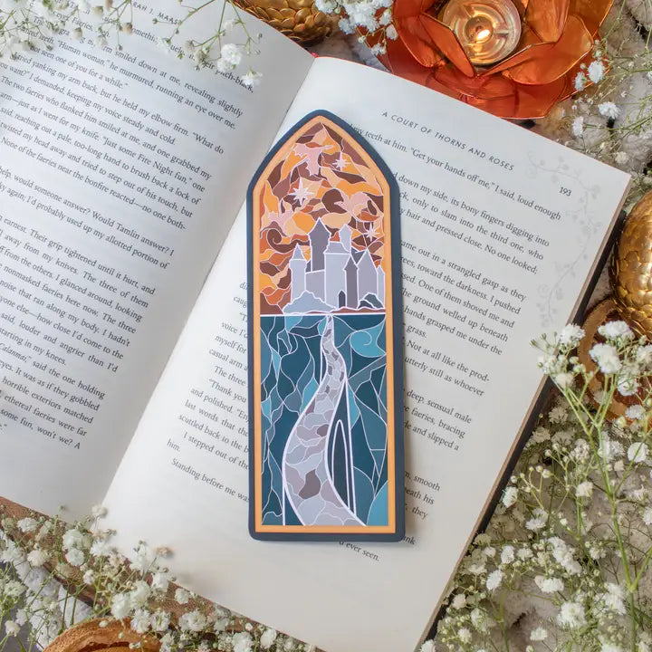 Stained Glass Dragon Rider Bookmark