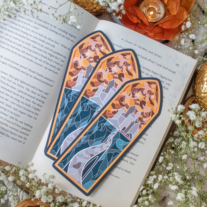 Stained Glass Dragon Rider Bookmark