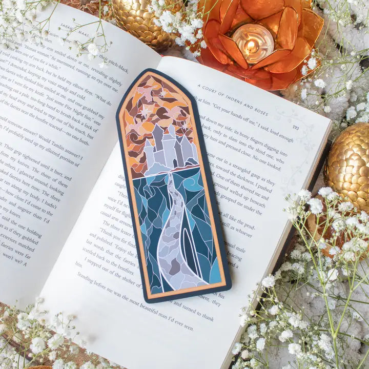 Stained Glass Dragon Rider Bookmark