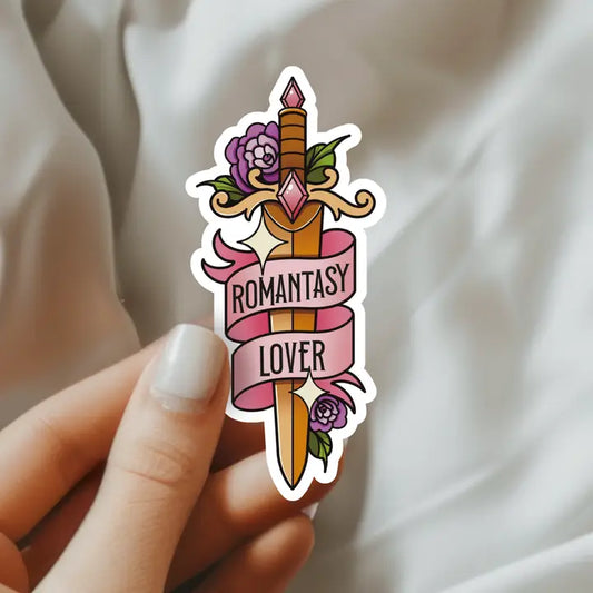 The Romantasy Dagger - Vinyl Sticker