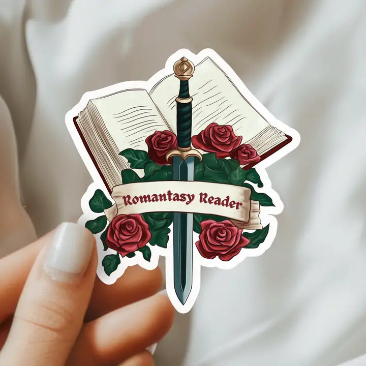 The Romantasy Reader - Vinyl Sticker