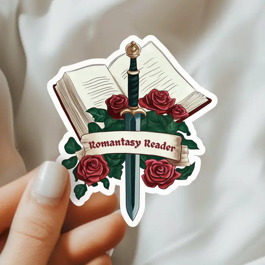 The Romantasy Reader - Vinyl Sticker