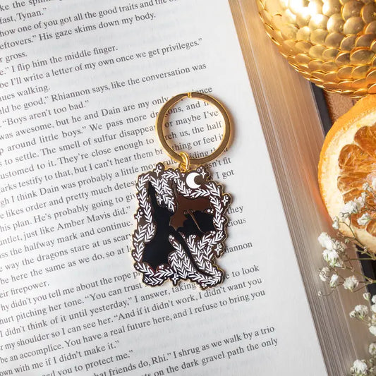 Tairn & Andarna Inspired Dragon Enamel Keychain