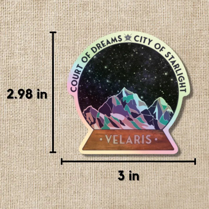 Velaris Star Globe Holo Sticker